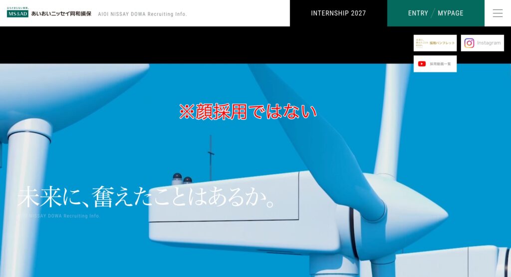 調査の結果、あいおいニッセイ同和損保は顔採用をしていないことがわかった。