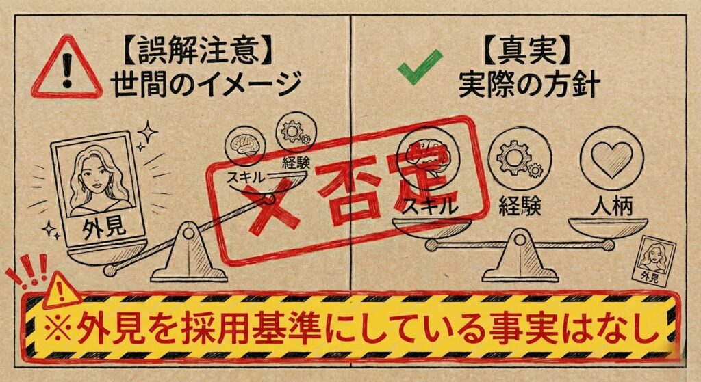 顔採用の事実はなし