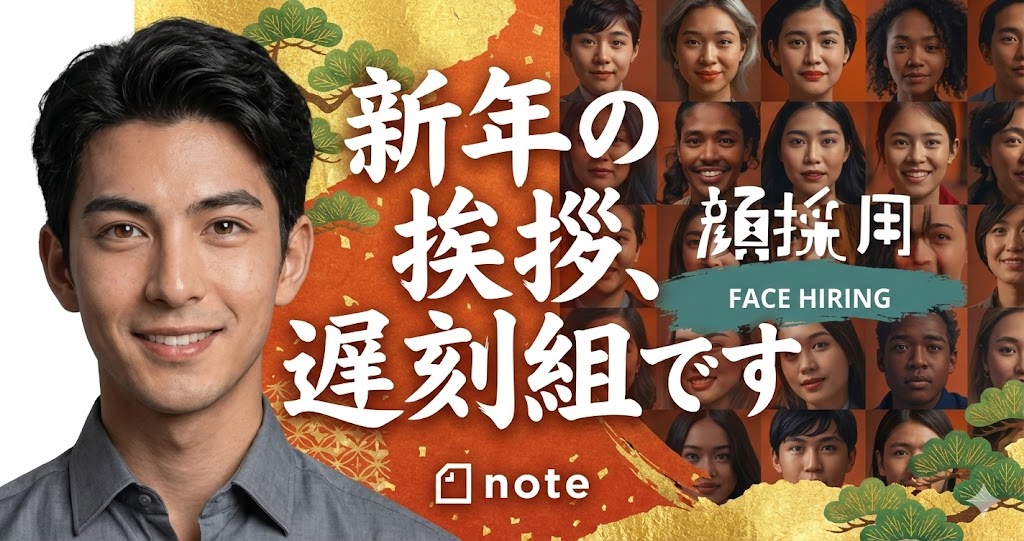 新年のご挨拶とnote開設のお知らせ